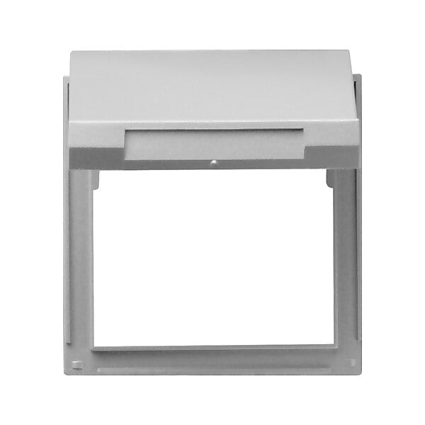 Gira Zwischenplatte alu m.Klappd., TX44 065465